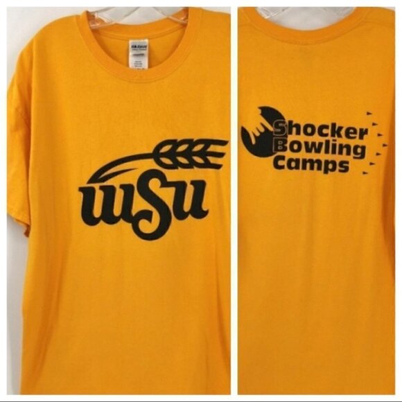 Wichita State Shockers Bowling Camp Yellow Shirt - Picture 11 of 11